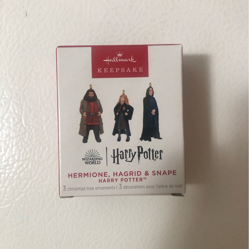 2023 Hallmark Keepsake Hermione Hagrid & Snape Wizarding World Harry Potter Mini